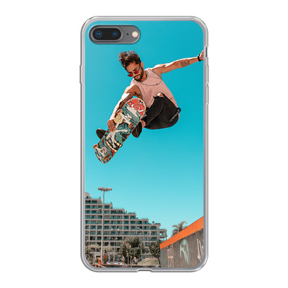 Apple iPhone 7 Plus / 8 Plus Cover Morbida Trasparente - Stampa sul Retro