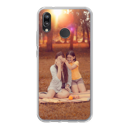 Huawei P20 Lite  Cover Morbida Trasparente - Stampa sul Retro