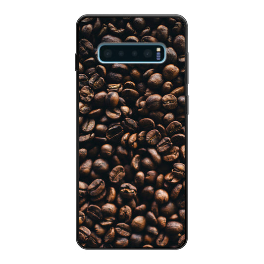 Samsung Galaxy S10 Plus - Cover Morbida Nera - Stampa sul Retro -