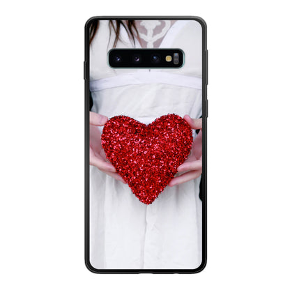 Samsung Galaxy S10 - Cover Morbida Nera - Stampa sul Retro
