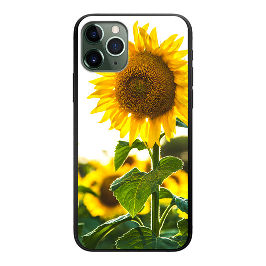 Apple iPhone 11 Pro Cover Morbida di Colore Nero - Stampa sul Retro