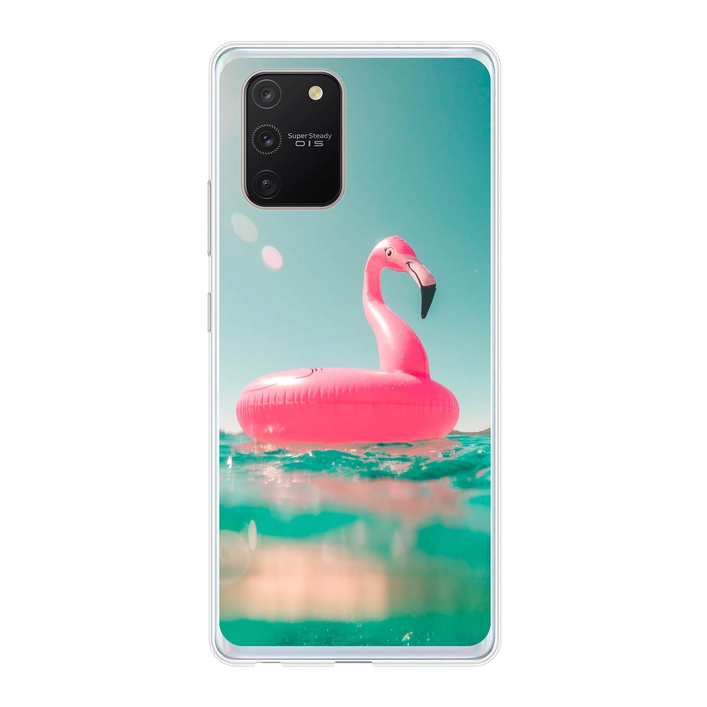 Samsung Galaxy S10 Lite Cover Morbida Trasparente -Stampa sul Retro -