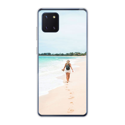 Samsung Galaxy Note 10 Lite  Cover Morbida Trasparente - Stampa sul Retro