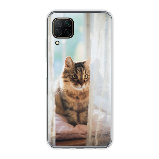 Huawei P40 Lite  Cover Morbida Trasparente - Stampa sul Retro -