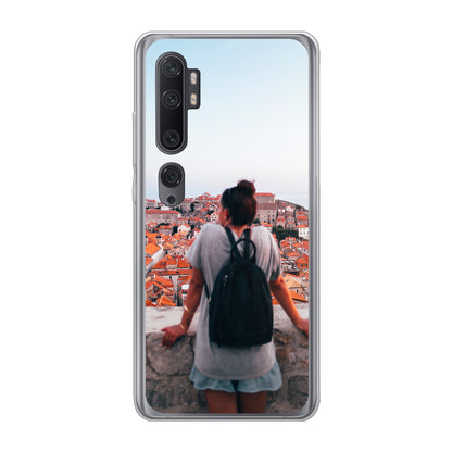 Mi Note 10 Pro Cover Morbida Trasparente - Stampa sul Retro