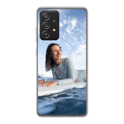Samsung Galaxy A52 / Galaxy A52 5G / Galaxy A52s 5G Cover Morbida Trasparente -Stampa sul Retro