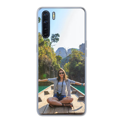Oppo A91  Cover Morbida Trasparente - Stampa sul Retro