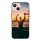 Apple iPhone 13 Cover Morbida di Colore Nero - Stampa sul Retro