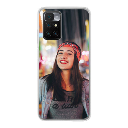 Xiaomi Redmi 10   Cover Morbida Trasparente - Stampa sul Retro