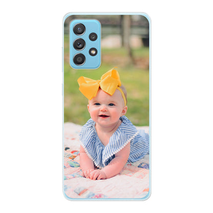Samsung Galaxy A53 5G Cover Morbida Trasparente -Stampa sul Retro