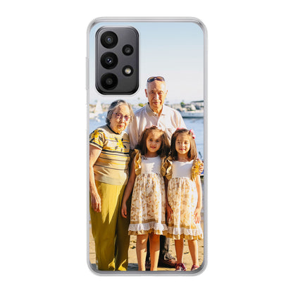 Samsung Galaxy A23 5G Cover Morbida Trasparente -Stampa sul Retro