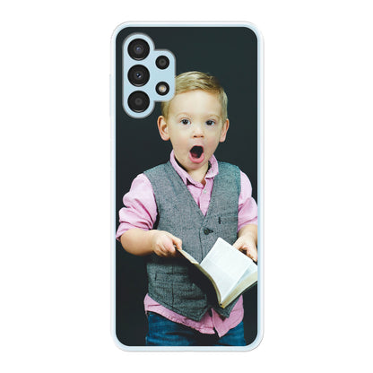 Samsung Galaxy A13 4G Cover Morbida Trasparente -Stampa sul Retro