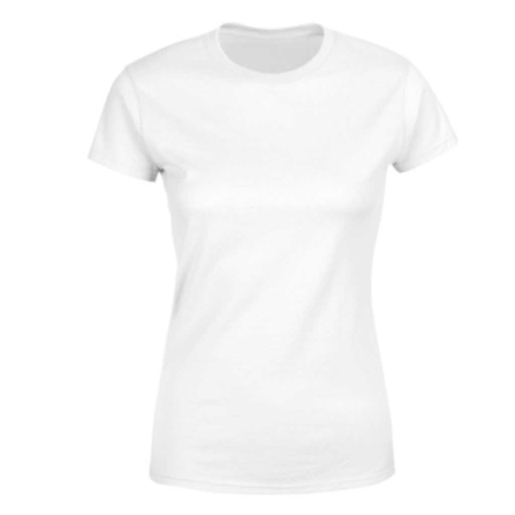 T-Shirt Donna Girocollo Bianco