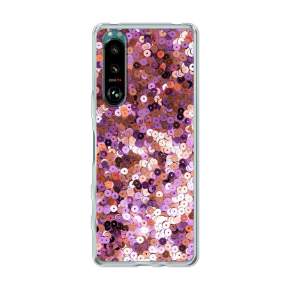 Sony Xperia 5 III Cover Morbida Trasparente -Stampa sul Retro -