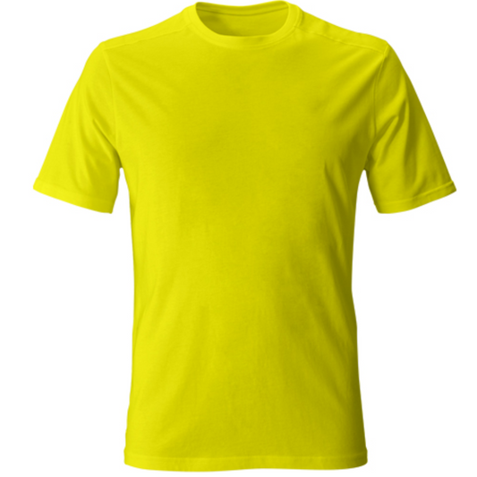 T-Shirt Unisex Girocollo Giallo