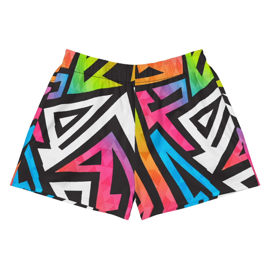 Geometrico -Pantaloncini Sportivi Donna  -