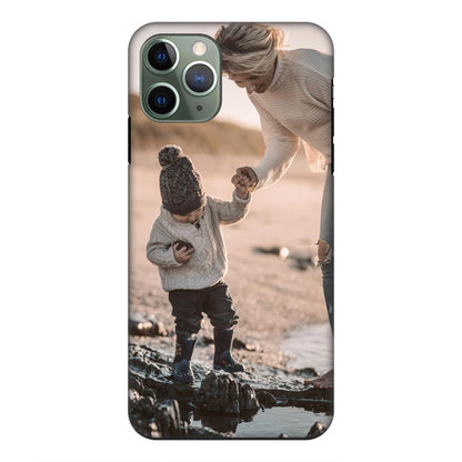 Apple iPhone 11 Pro Cover Rigida Lucida con inserto in Gomma -  Stampa su tutta la Superficie, Retro e Lati