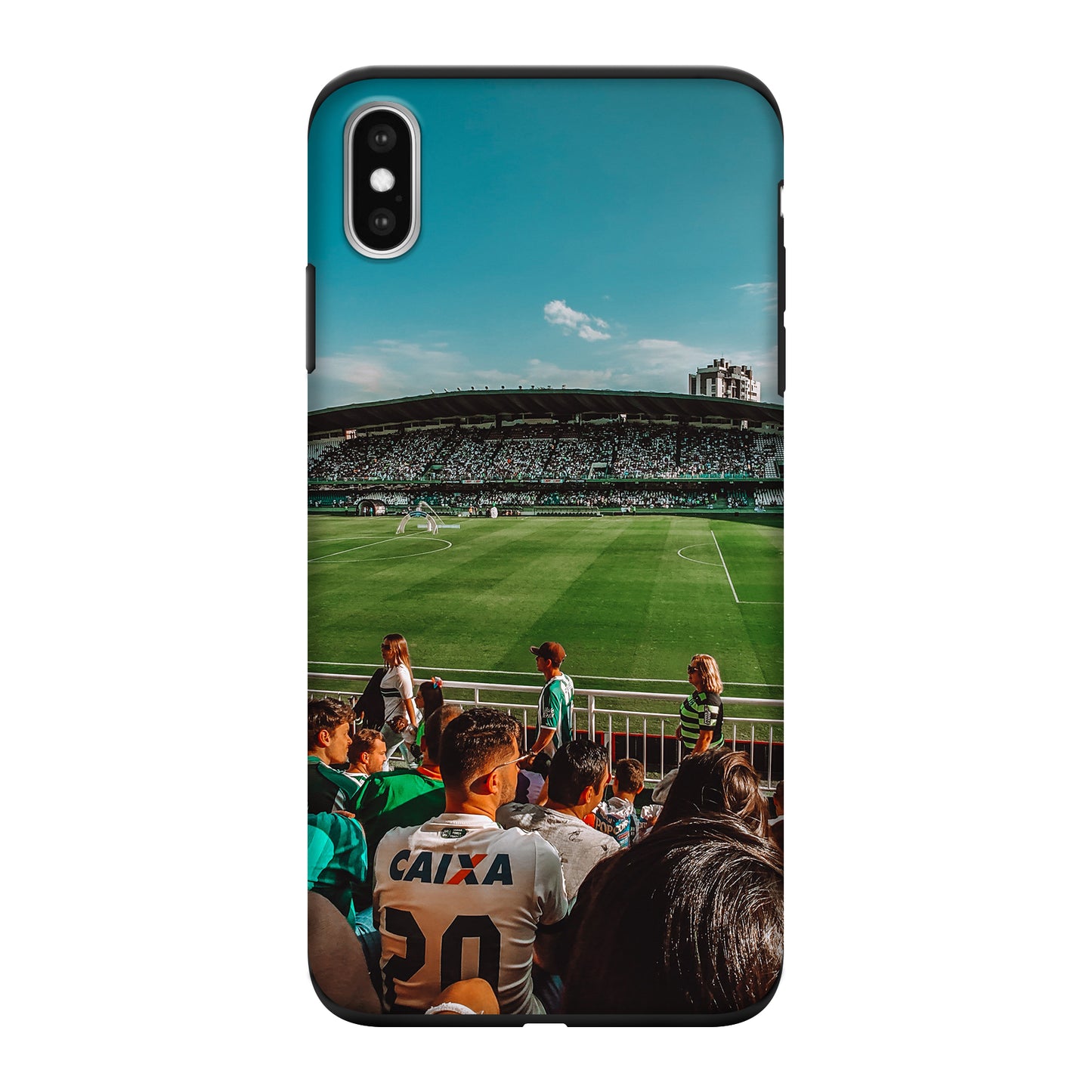 Apple iPhone Xs Max Cover Rigida Lucida con inserto in Gomma -  Stampa 100%  su Retro e Lati