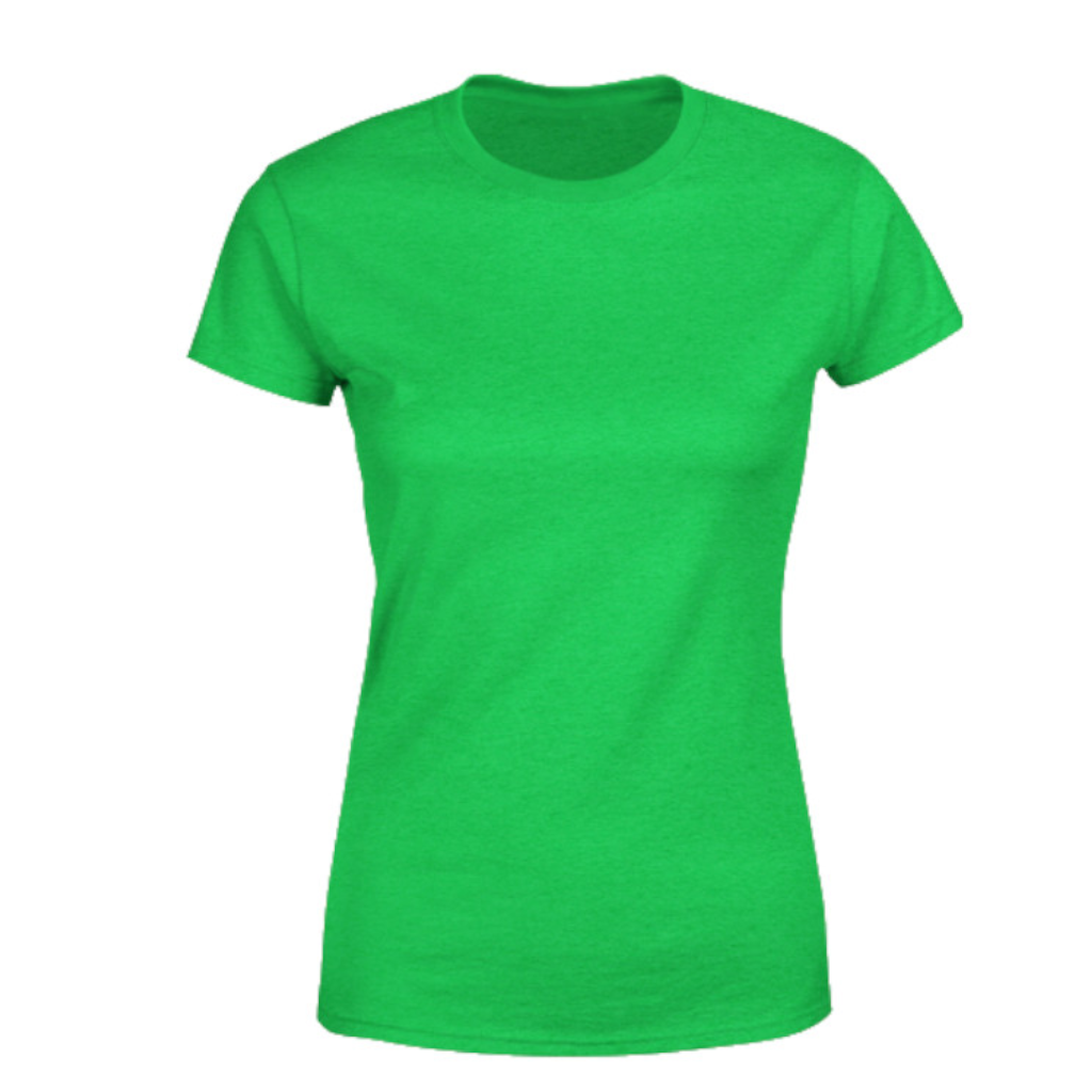 T-Shirt Donna Girocollo Verde