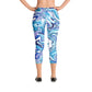 Onde Blu- Capri Leggings