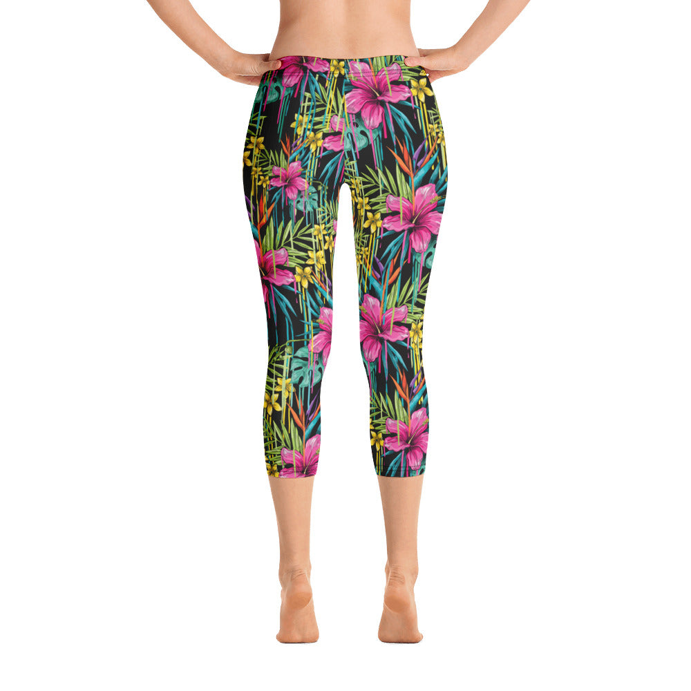 Rose - Capri Leggings