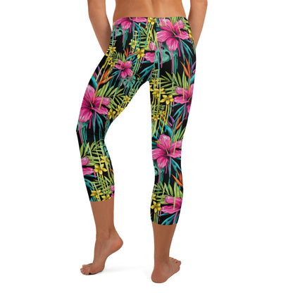 Rose - Capri Leggings