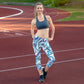 Onde Blu- Capri Leggings