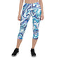 Onde Blu- Capri Leggings