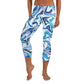 Onde Blu- Capri Leggings