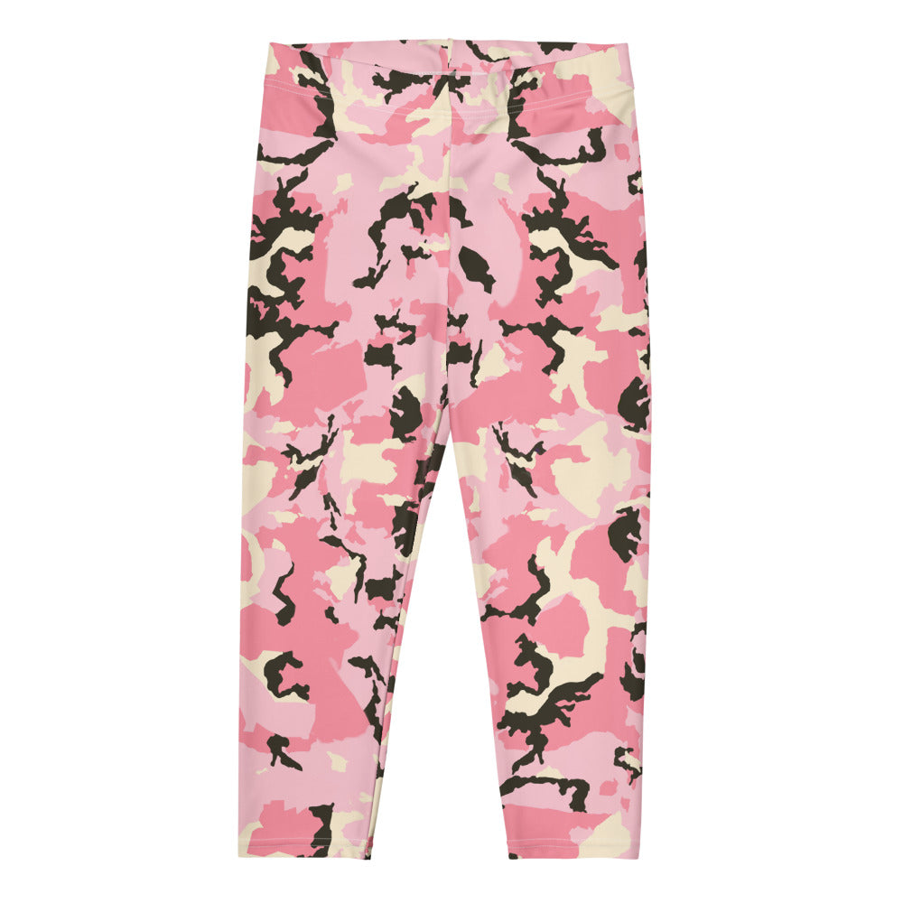 Camo Rosa - Capri Leggings -