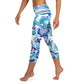 Onde Blu- Capri Leggings