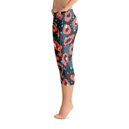 Leopardo Rosso - Capri Leggings -