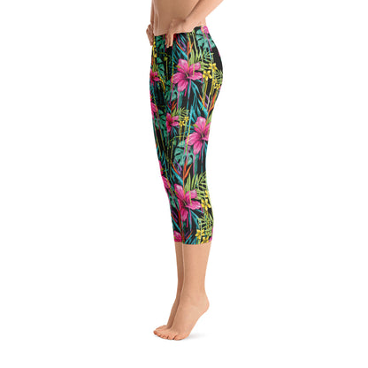 Rose - Capri Leggings