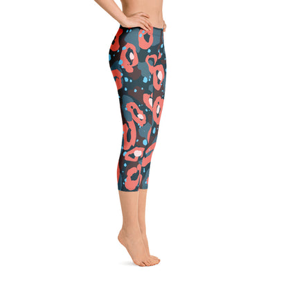 Leopardo Rosso - Capri Leggings -