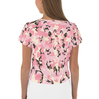Camo Rosa - Crop Tee -