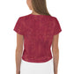 Rosso Pompei - Crop Tee -