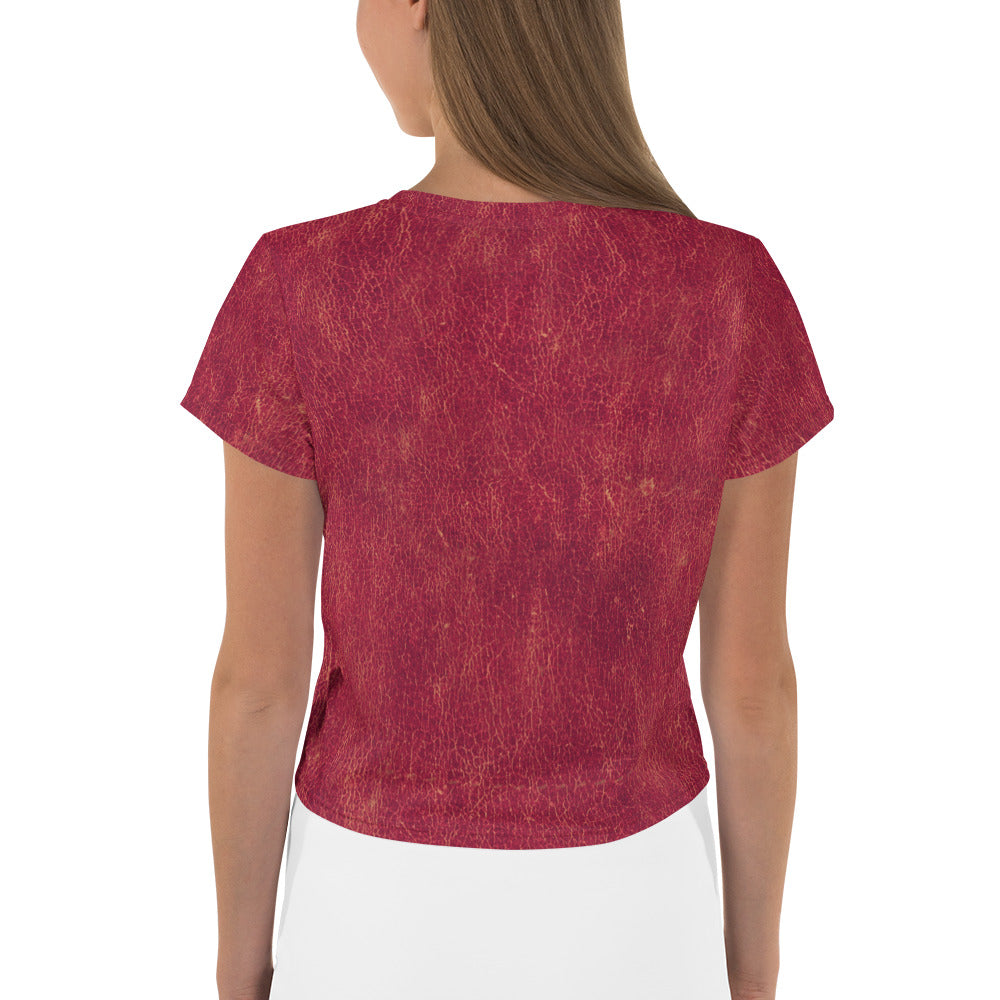 Rosso Pompei - Crop Tee -