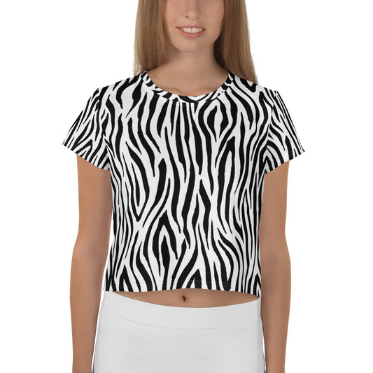 Zebra - Crop Tee -