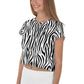 Zebra - Crop Tee -