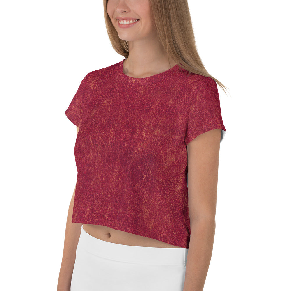 Rosso Pompei - Crop Tee -