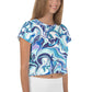 Onde Blu- Crop Tee