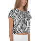 Zebra - Crop Tee -