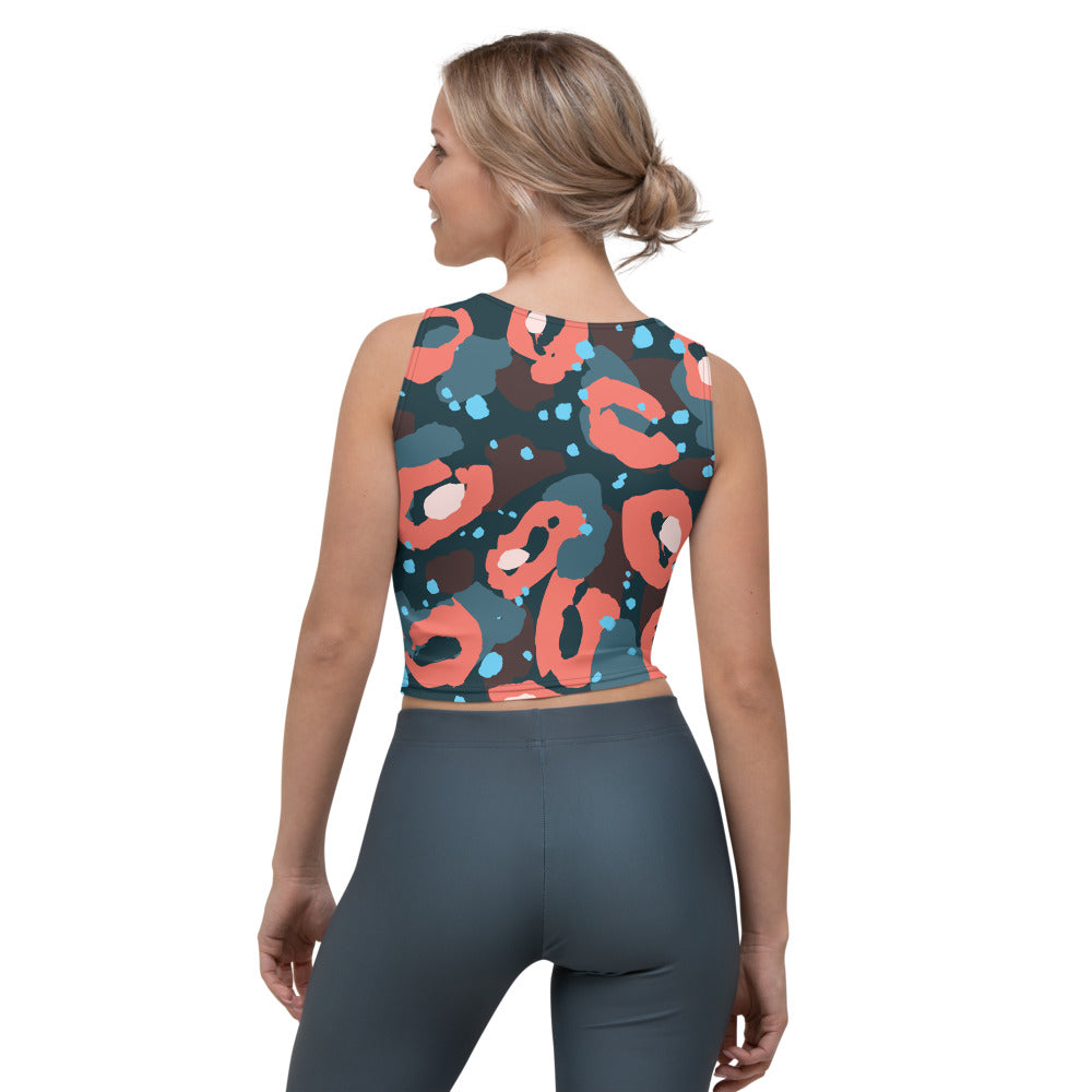 Leopardo Rosso - Crop Top -