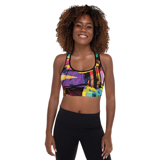 Graffiti - Reggiseno Sportivo Imbottito -