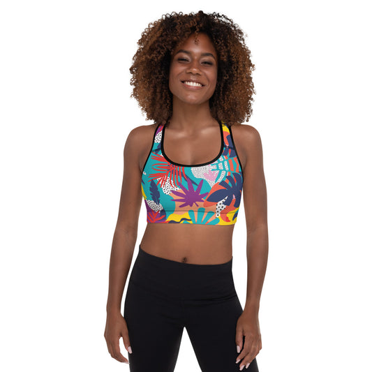 Jungle - Reggiseno Sportivo Imbottito -