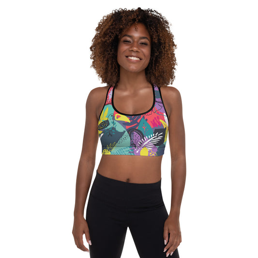 Tropici - Reggiseno Sportivo Imbottito -