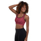 Rosso Pompei - Reggiseno Sportivo Imbottito -