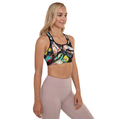 Astratto 1 -  Reggiseno Sportivo Imbottito