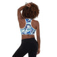 Onde Blu- Reggiseno Sportivo Imbottito