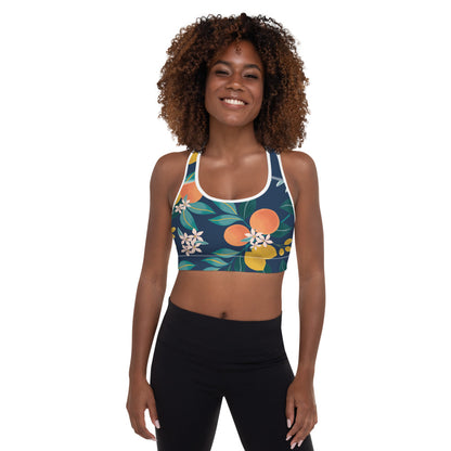 Agrumi - Reggiseno Sportivo Imbottito -